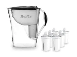 Wasserfilter Fashion Anthrazit Inkl. 6 Universal Filterkartuschen
