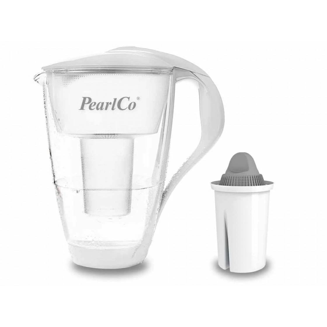 Glas-Wasserfilter Weiß Inkl. 1 Protect+ Filterkartusche 3 Glas-Wasserfilter Weiß Inkl. 1 Protect+ Filterkartusche