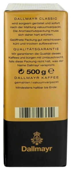 Dallmayr Gemahlener Kaffee Classic (500g) -Berühmter Kaffeemaschinen Geschäft 13fb59bd b71d 463c 9652 90a089f7cec0
