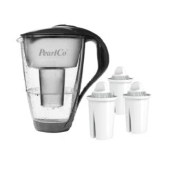 Glas-Wasserfilter Anthrazit Inkl. 12 Universal Filterkartuschen -Berühmter Kaffeemaschinen Geschäft 194387a1 6e21 4ef3 b55f c91eb9c6a558 1