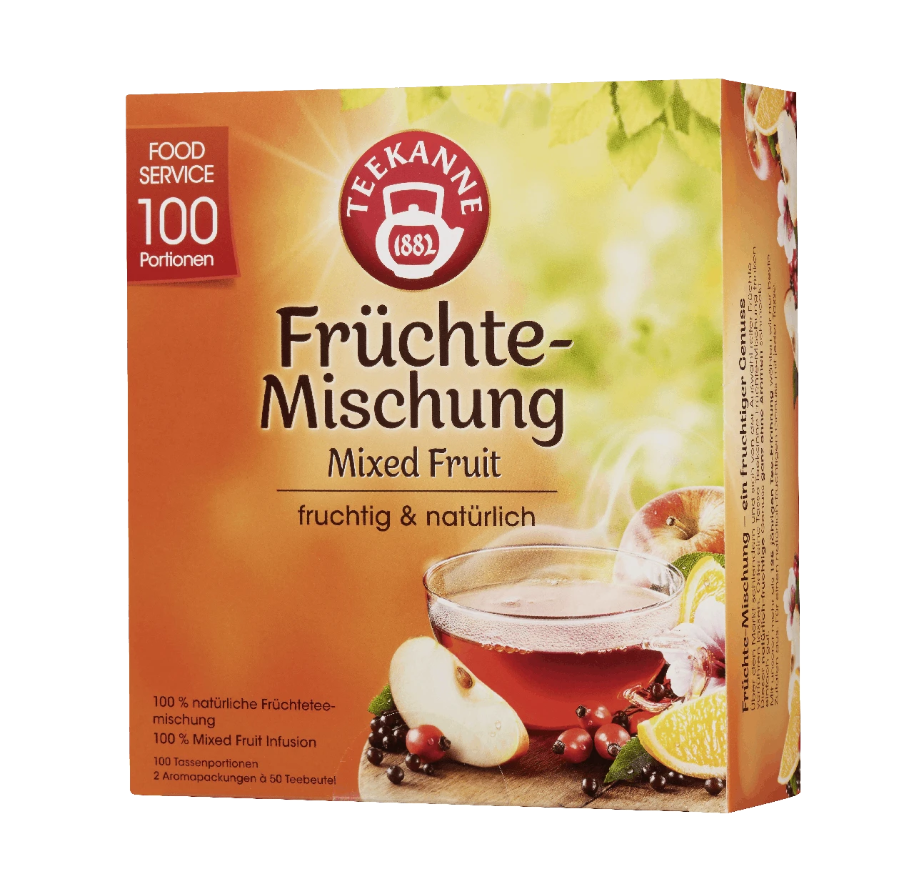 Teekanne Früchtetee Früchte-Mischung 50 Teebeutel (150g) 5 Teekanne Früchtetee Früchte-Mischung 50 Teebeutel (150g) – Bild 3
