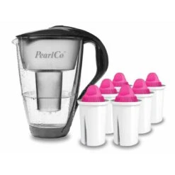 Glas-Wasserfilter Schwarz Inkl. 6 AquaMag Filterkartuschen -Berühmter Kaffeemaschinen Geschäft 19c4e256 9040 4649 937f 6d3d234c9542 2