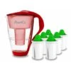 Glas-Wasserfilter Rot Inkl. 6 Alkaline Filterkartuschen -Berühmter Kaffeemaschinen Geschäft 1cd7f406 4cbe 43a6 8863 b913446e3cff 3