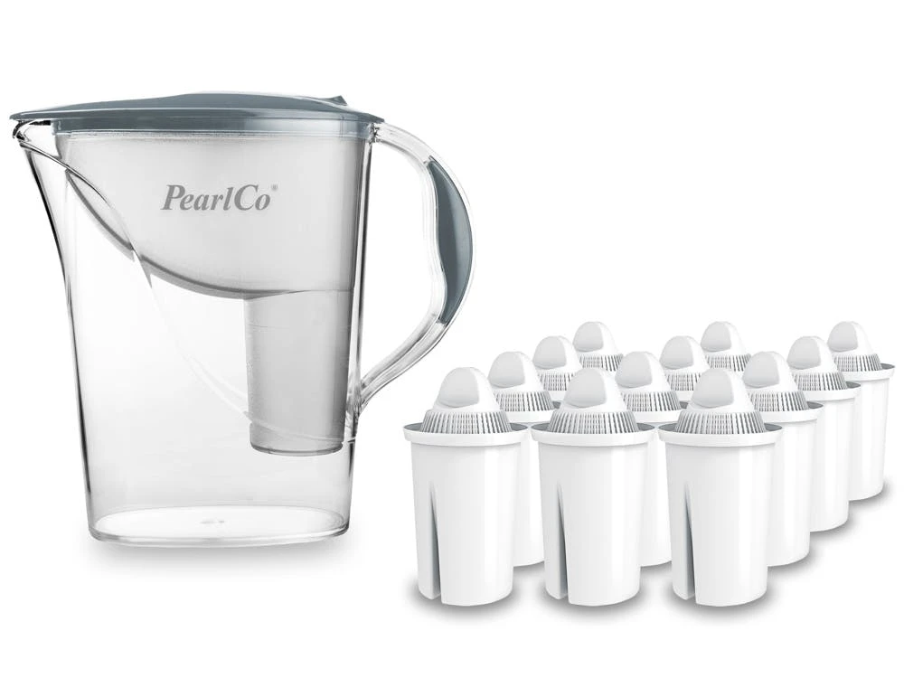 Wasserfilter Standard Grau Inkl. 12 Universal Filterkartuschen 3 Wasserfilter Standard Grau Inkl. 12 Universal Filterkartuschen