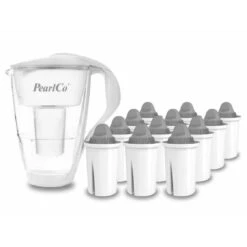 Glas-Wasserfilter Anthrazit Inkl. 12 Protect+ Filterkartuschen -Berühmter Kaffeemaschinen Geschäft 230f9725 e4c9 4ecb bfa6 ab5e9c028c87 2