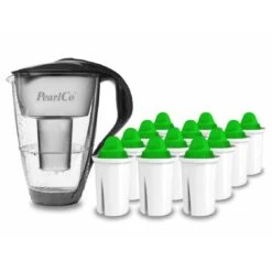 Glas-Wasserfilter Anthrazit Inkl. 3 Alkaline Filterkartuschen -Berühmter Kaffeemaschinen Geschäft 2e77698f e4cb 4951 80d7 b1565d8aacfc