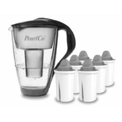 Glas-Wasserfilter Anthrazit Inkl. 12 Protect+ Filterkartuschen -Berühmter Kaffeemaschinen Geschäft 4332b9b7 4f7a 41e4 a084 d8fb4f1b6ad1 4