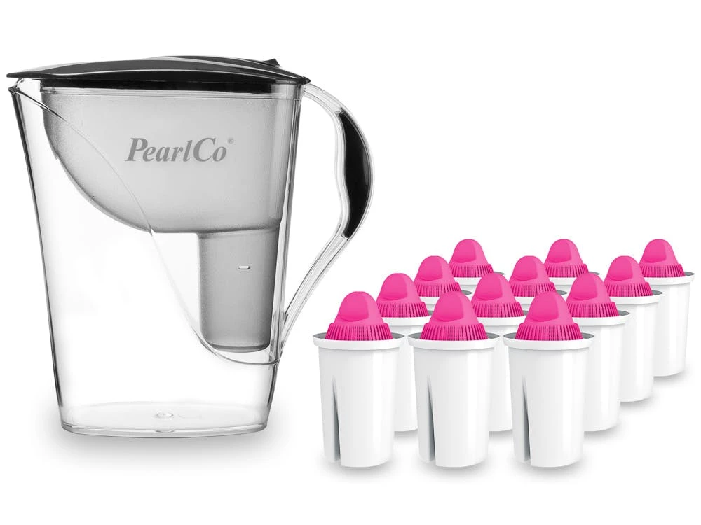 Wasserfilter Fashion Anthrazit Inkl. 12 AquaMag Filterkartuschen 4 Wasserfilter Fashion Anthrazit Inkl. 12 AquaMag Filterkartuschen – Bild 2