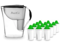 Glas-Wasserfilter Schwarz Inkl. 12 Alkaline Filterkartuschen -Berühmter Kaffeemaschinen Geschäft 4822c095 013d 4bd8 9917 efe022ef05b6 1