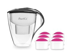 Wasserfilter Astra Anthrazit Inkl. 6 AquaMag Filterkartuschen