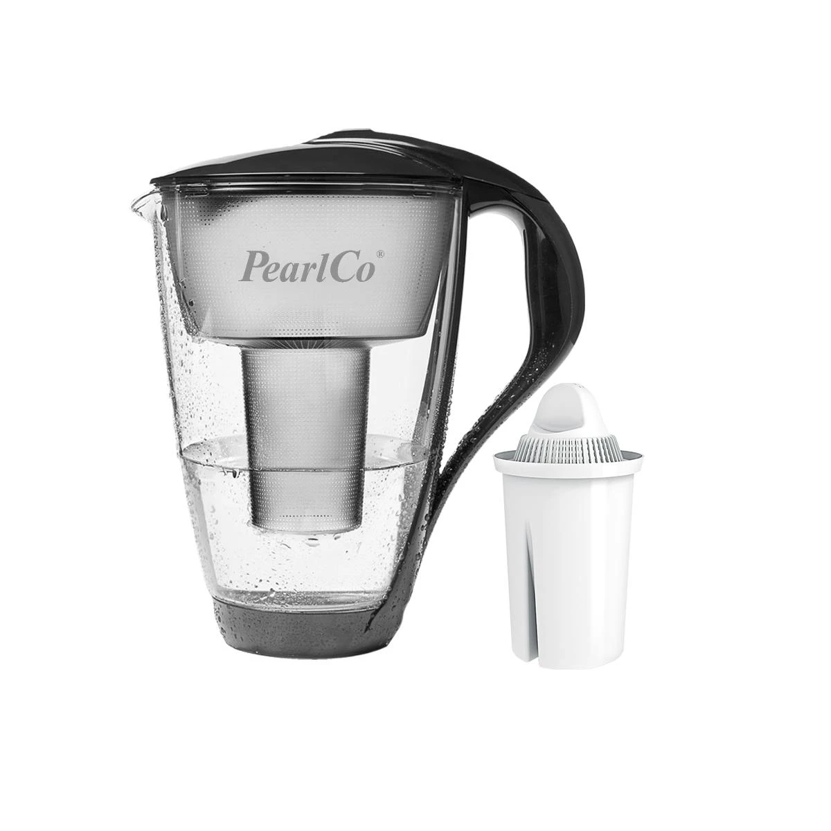 Glas-Wasserfilter Weiß Inkl. 12 Universal Filterkartuschen 9 Glas-Wasserfilter Weiß Inkl. 12 Universal Filterkartuschen – Bild 7