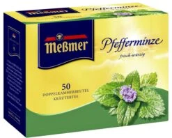 Meßmer Gastro Pfefferminze 100 Teebeutel (225 G) -Berühmter Kaffeemaschinen Geschäft 60f448ce 7248 4b7f aa68 86a4bcf74f9e
