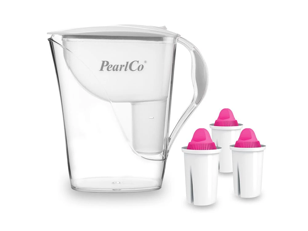 Wasserfilter Fashion Weiß Inkl. 3 AquaMag Filterkartuschen 3 Wasserfilter Fashion Weiß Inkl. 3 AquaMag Filterkartuschen