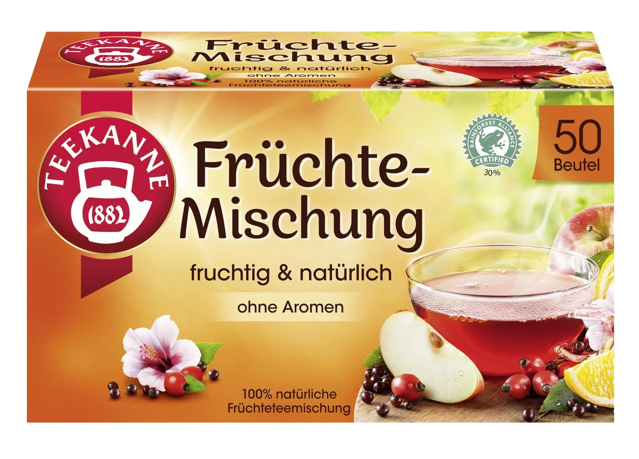 Teekanne Früchtetee Früchte-Mischung 50 Teebeutel (150g) 3 Teekanne Früchtetee Früchte-Mischung 50 Teebeutel (150g)