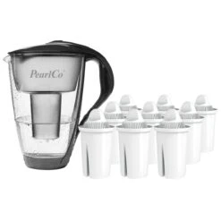 Glas-Wasserfilter Anthrazit Inkl. 3 Universal Filterkartuschen -Berühmter Kaffeemaschinen Geschäft 9d03ee57 b4d9 4c89 b842 75f4c404e3ed 2