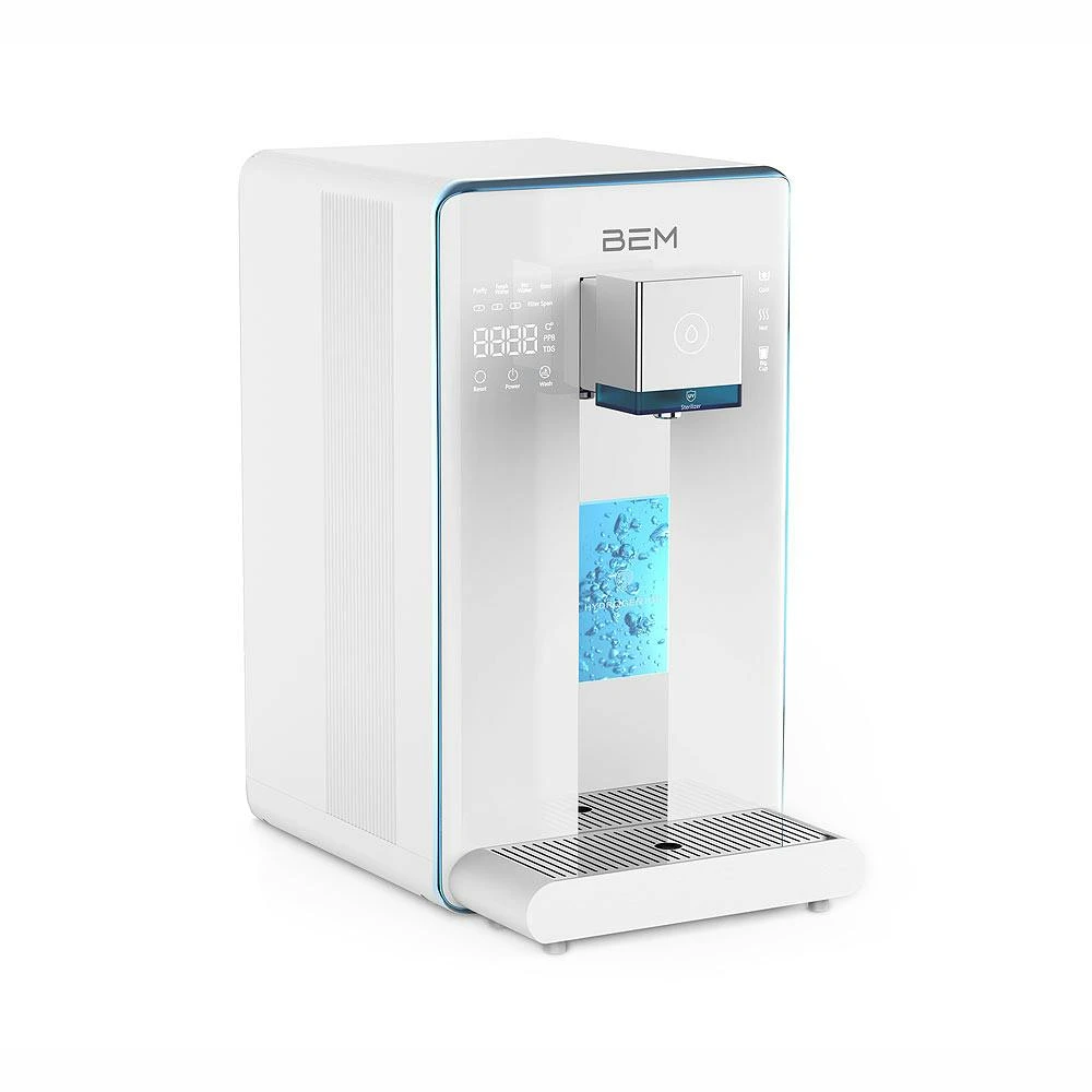 BEM LINA Wasserfilter Wasserstoff-Ionisator Mit Wassertank Wasserspender Umkehrosmose Hydrogen Elektrolyse Tischausführung 5 BEM LINA Wasserfilter Wasserstoff-Ionisator Mit Wassertank Wasserspender Umkehrosmose Hydrogen Elektrolyse Tischausführung – Bild 3