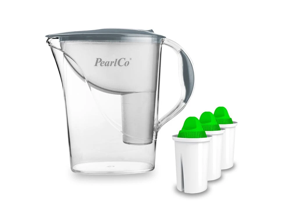 Wasserfilter Standard Grau Inkl. 3 Alkaline Filterkartuschen 3 Wasserfilter Standard Grau Inkl. 3 Alkaline Filterkartuschen