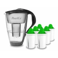 Glas-Wasserfilter Weiß Inkl. 6 Alkaline Filterkartuschen -Berühmter Kaffeemaschinen Geschäft c1a27867 e1d2 48a7 8e28 54408c69ae85 2