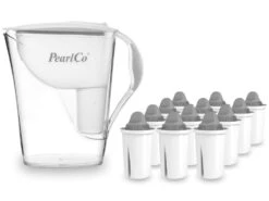 Wasserfilter Fashion Weiß Inkl. 12 Protect+ Filterkartuschen
