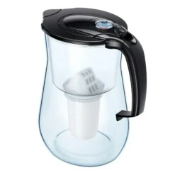 AQUAPHOR Tischwasserfilter Provence, Black Edition, Inkl. 1 A5 Mg Filterkartusche. Premium-Wasserfilter In Glasoptik, Hergestellt Aus TRITAN. -Berühmter Kaffeemaschinen Geschäft cfe337bf 1616 4bbb 87a3 26bf216e3ac6