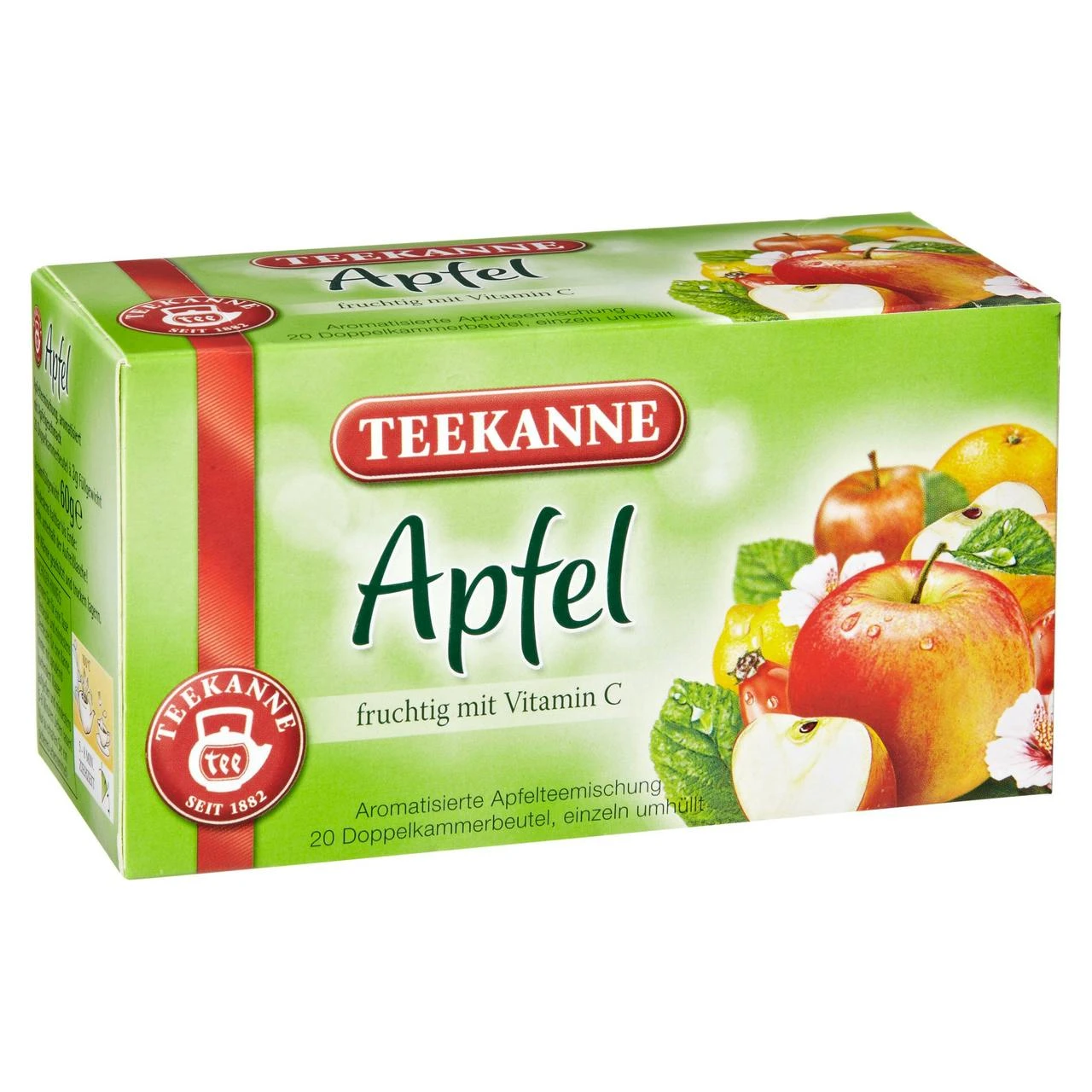 Teekanne Früchtetee Apfel 20 Teebeutel (60 G)